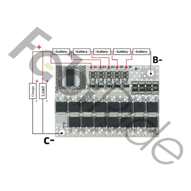 BMS 5S 18V 100A