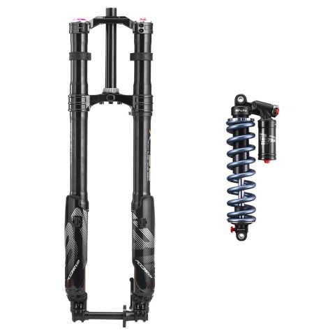 Kit suspension RFLOXA Hawk31 Max USD et amortisseur RAB53RV 265L Black Gold
