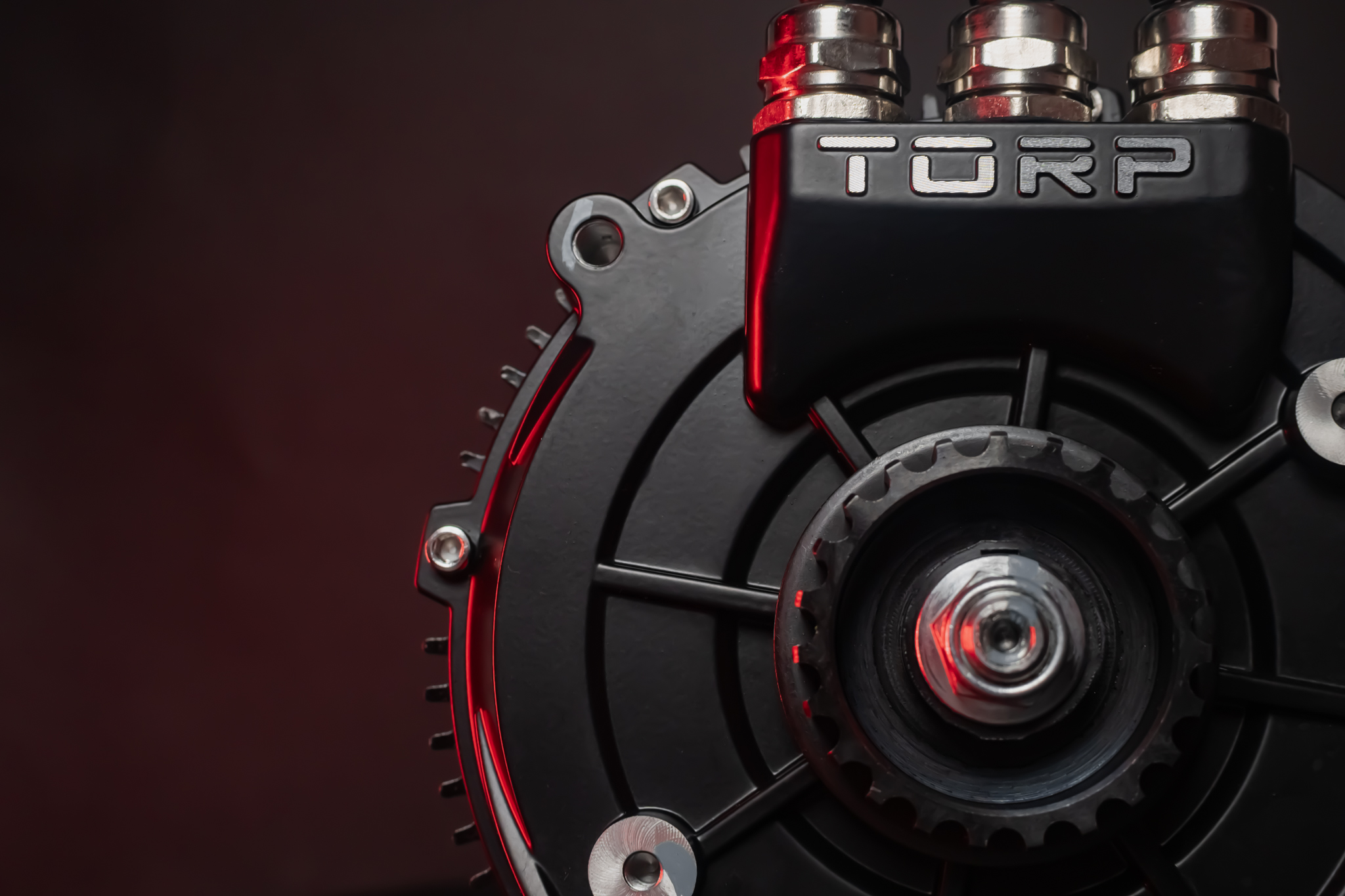 Torp TM25 variklis specifikacijų lipduko sritis, Torp Motors