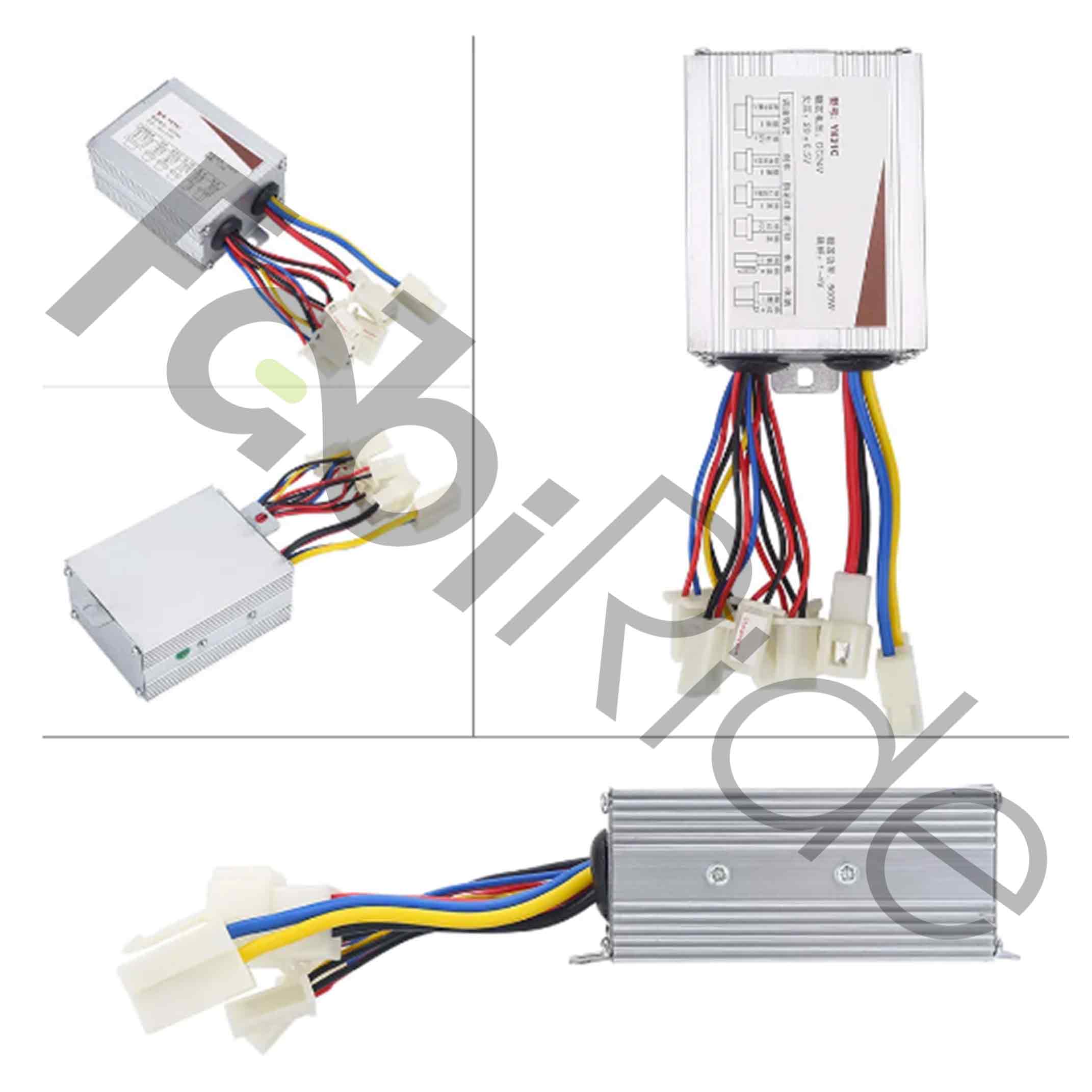 24V 350W DC variklio valdiklis šalia elektrinio paspirtuko šepetėlinės pavaros