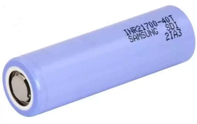 Ogniwo Samsung 40T 4000mAh 21700 o prądzie rozładowania 40 A