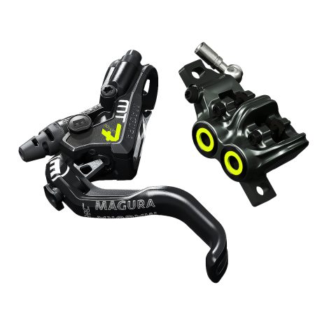 Magura MT7 PRO hidraulinis diskinis stabdys su 4 stūmoklių apkaba ir 2200 mm žarnele, bendras vaizdas