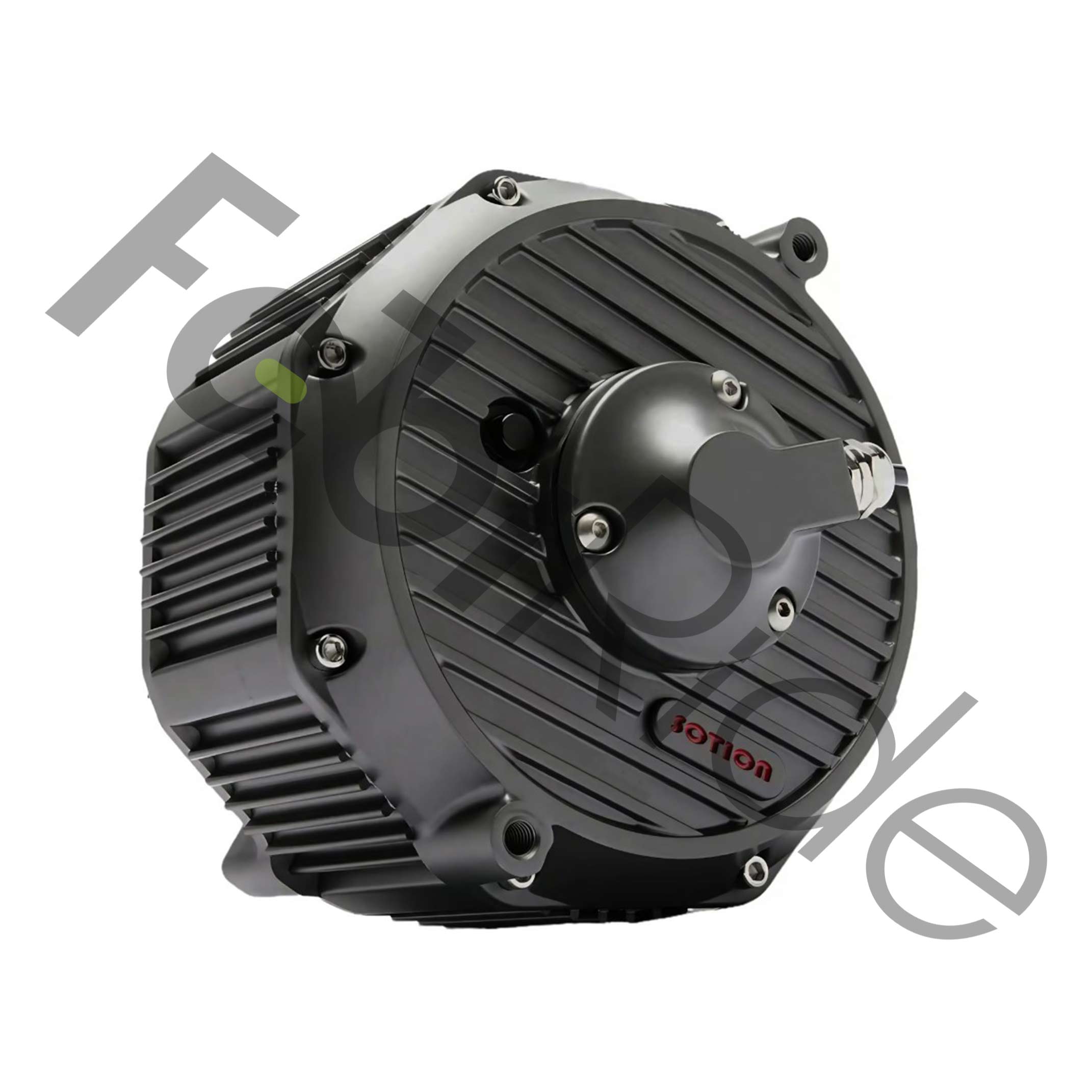 Sotion Motor SurRon Light Bee 26kW beščiotkinis IPM variklis su aliuminio korpusu, vaizdas iš šono