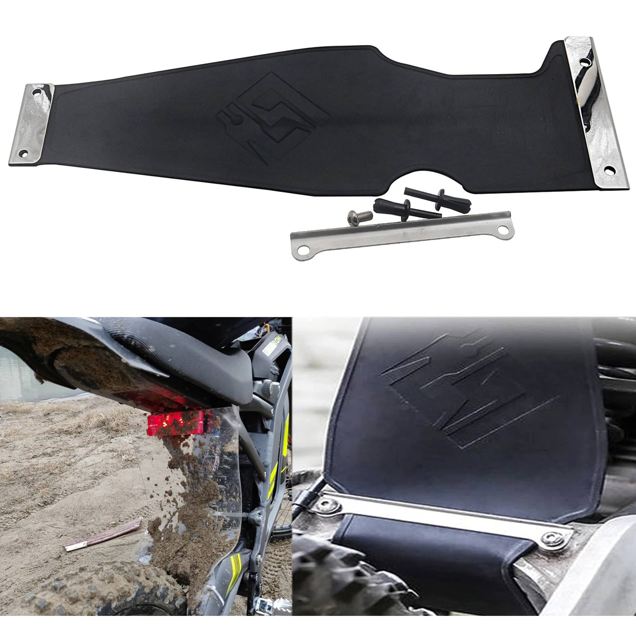 Protection d'amortisseur arrière noire pour Sur-Ron Light Bee L1E et X